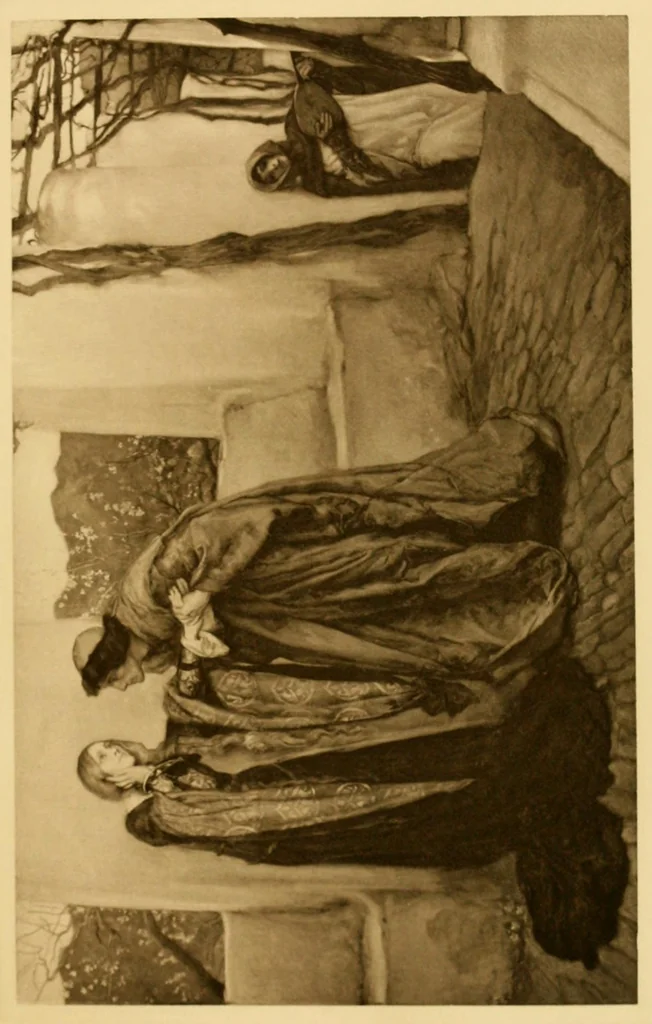 An illustration from Paintings & illustrations, 1900, leaf 21