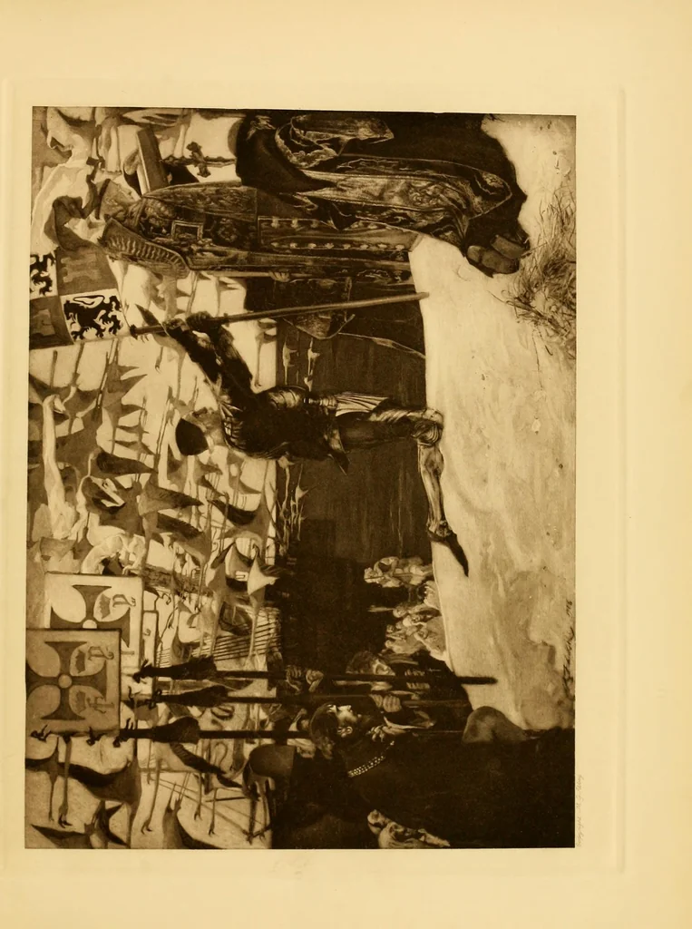 An illustration from Paintings & illustrations, 1900, leaf 37