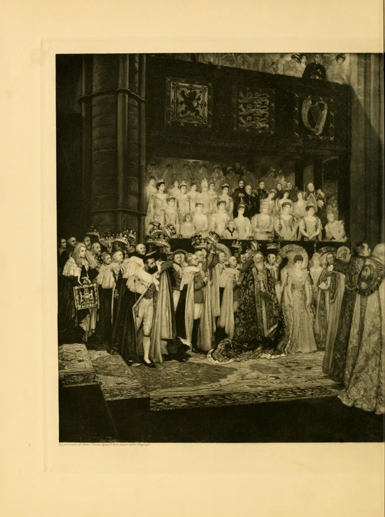An illustration from Paintings & illustrations, 1900, leaf 52