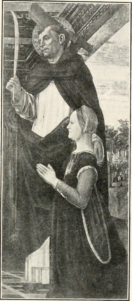 An illustration from Paintings of the Louvre, Italian and Spanish, 1905, leaf 110