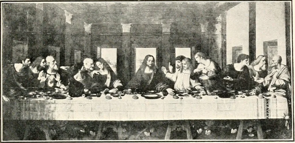 An illustration from Paintings of the Louvre, Italian and Spanish, 1905, leaf 124