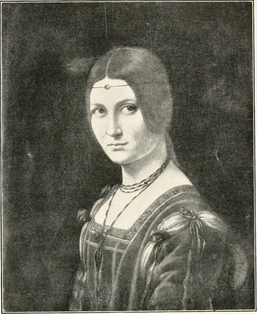 An illustration from Paintings of the Louvre, Italian and Spanish, 1905, leaf 128