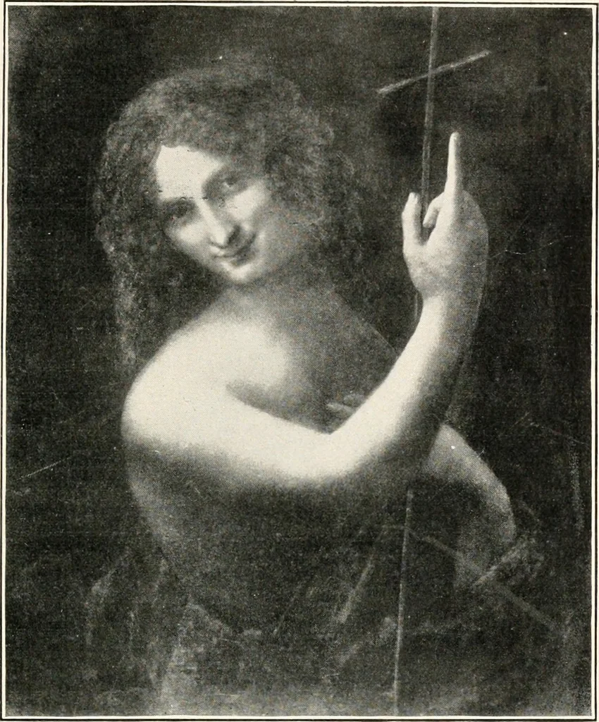 An illustration from Paintings of the Louvre, Italian and Spanish, 1905, leaf 130