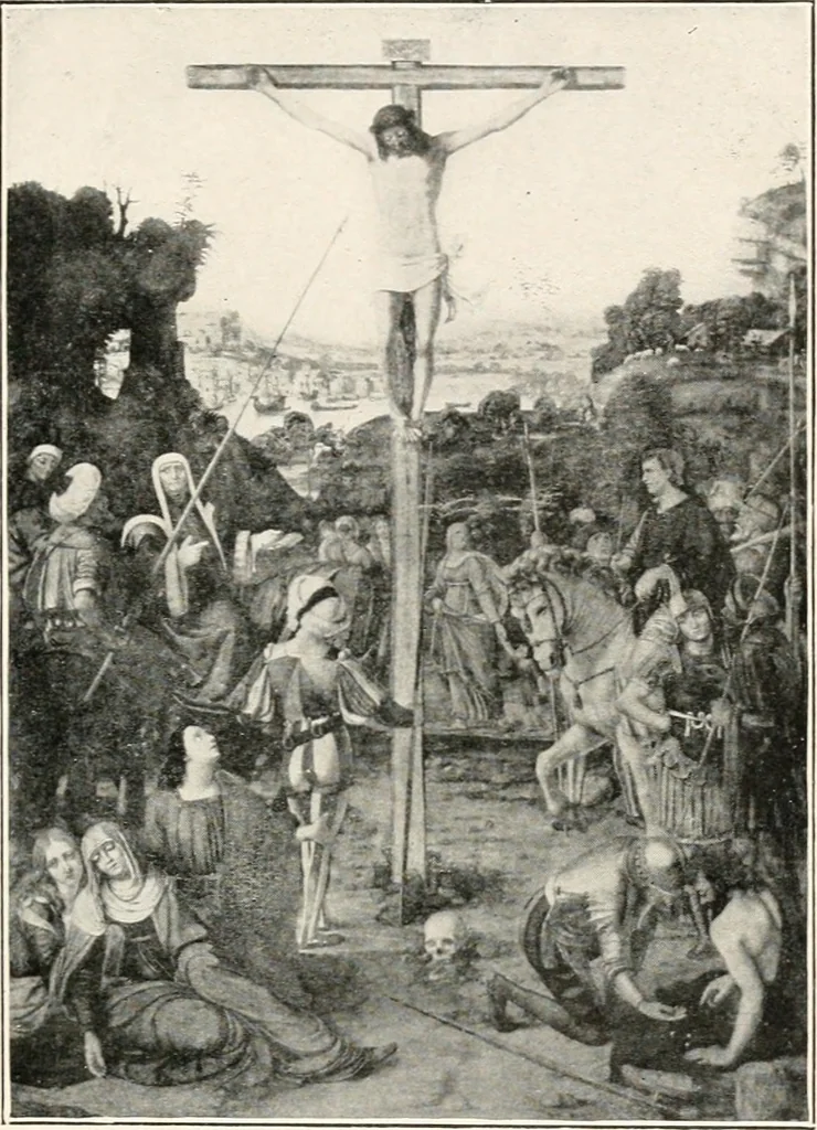 An illustration from Paintings of the Louvre, Italian and Spanish, 1905, leaf 138