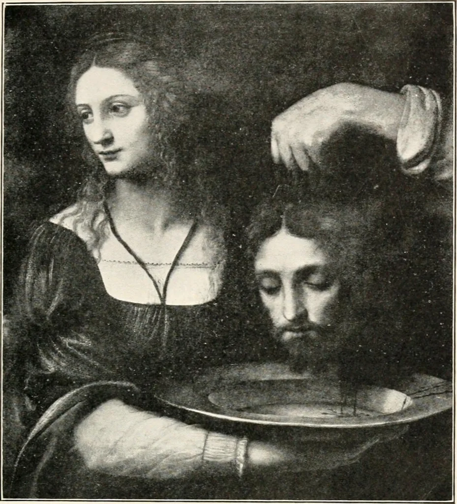 An illustration from Paintings of the Louvre, Italian and Spanish, 1905, leaf 142