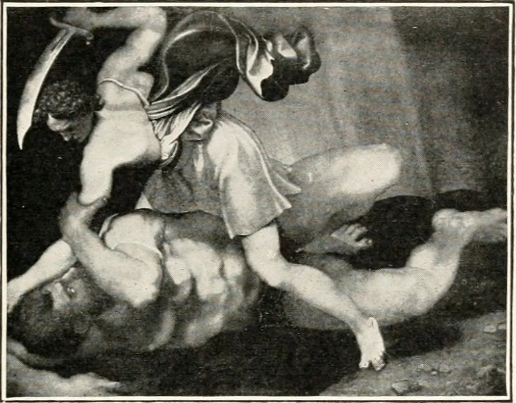 An illustration from Paintings of the Louvre, Italian and Spanish, 1905, leaf 168