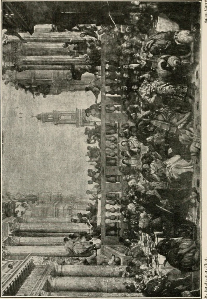 An illustration from Paintings of the Louvre, Italian and Spanish, 1905, leaf 219