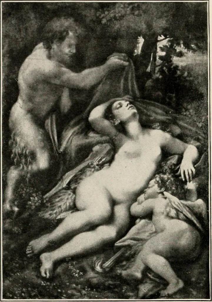 An illustration from Paintings of the Louvre, Italian and Spanish, 1905, leaf 229