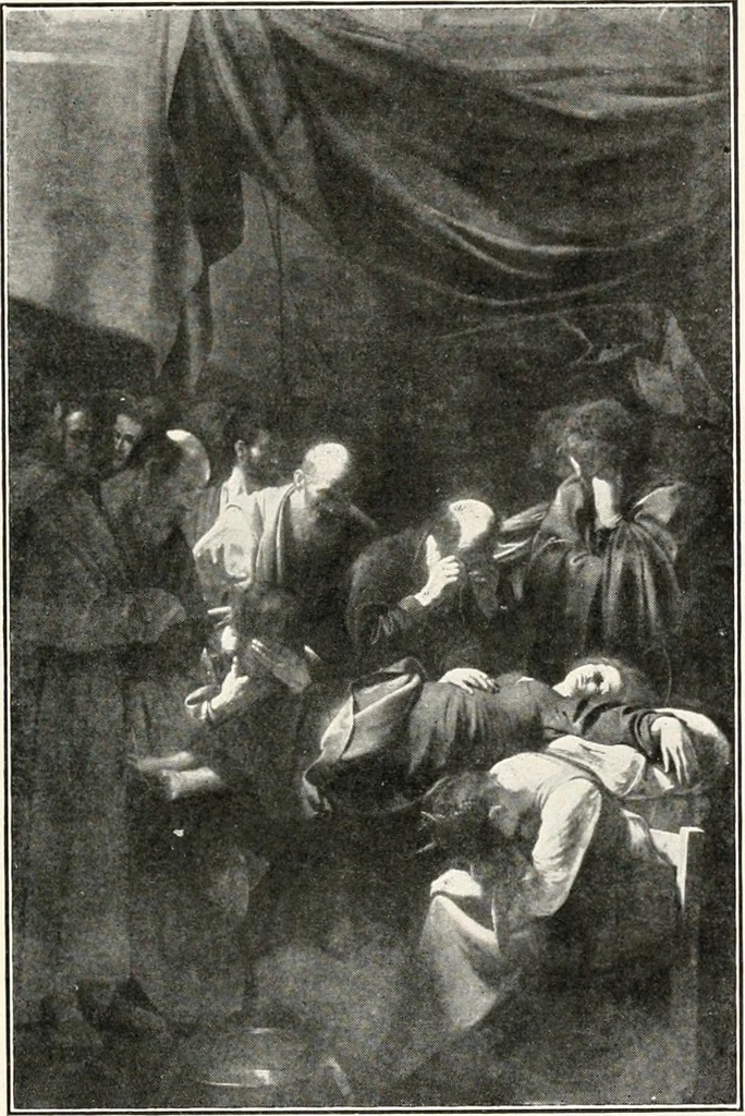 An illustration from Paintings of the Louvre, Italian and Spanish, 1905, leaf 248