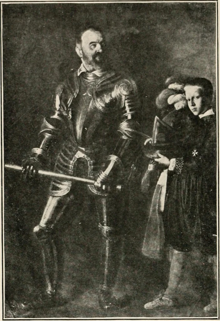 An illustration from Paintings of the Louvre, Italian and Spanish, 1905, leaf 251