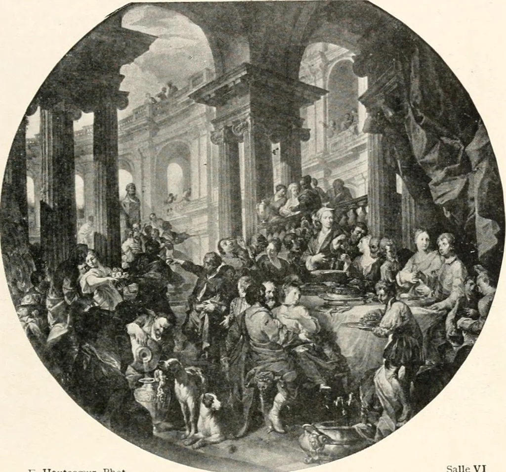 An illustration from Paintings of the Louvre, Italian and Spanish, 1905, leaf 256