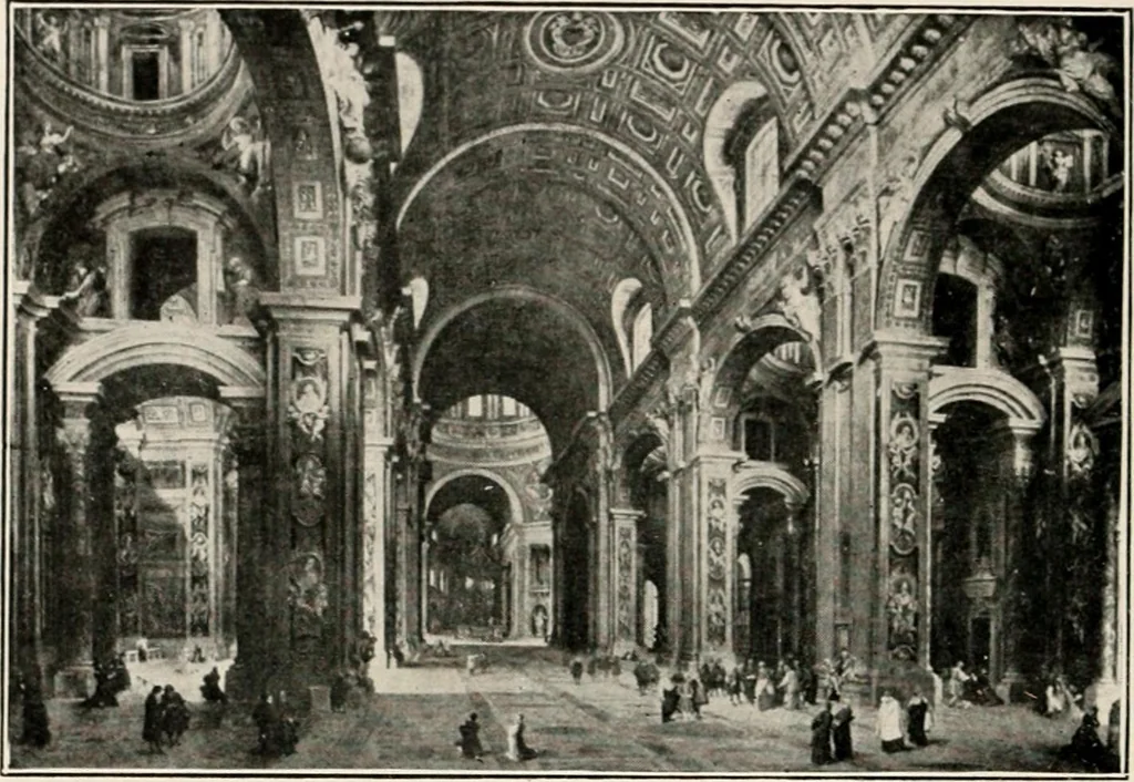 An illustration from Paintings of the Louvre, Italian and Spanish, 1905, leaf 257
