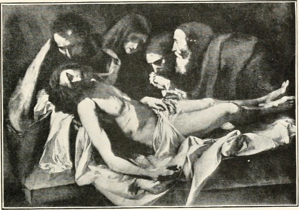 An illustration from Paintings of the Louvre, Italian and Spanish, 1905, leaf 270