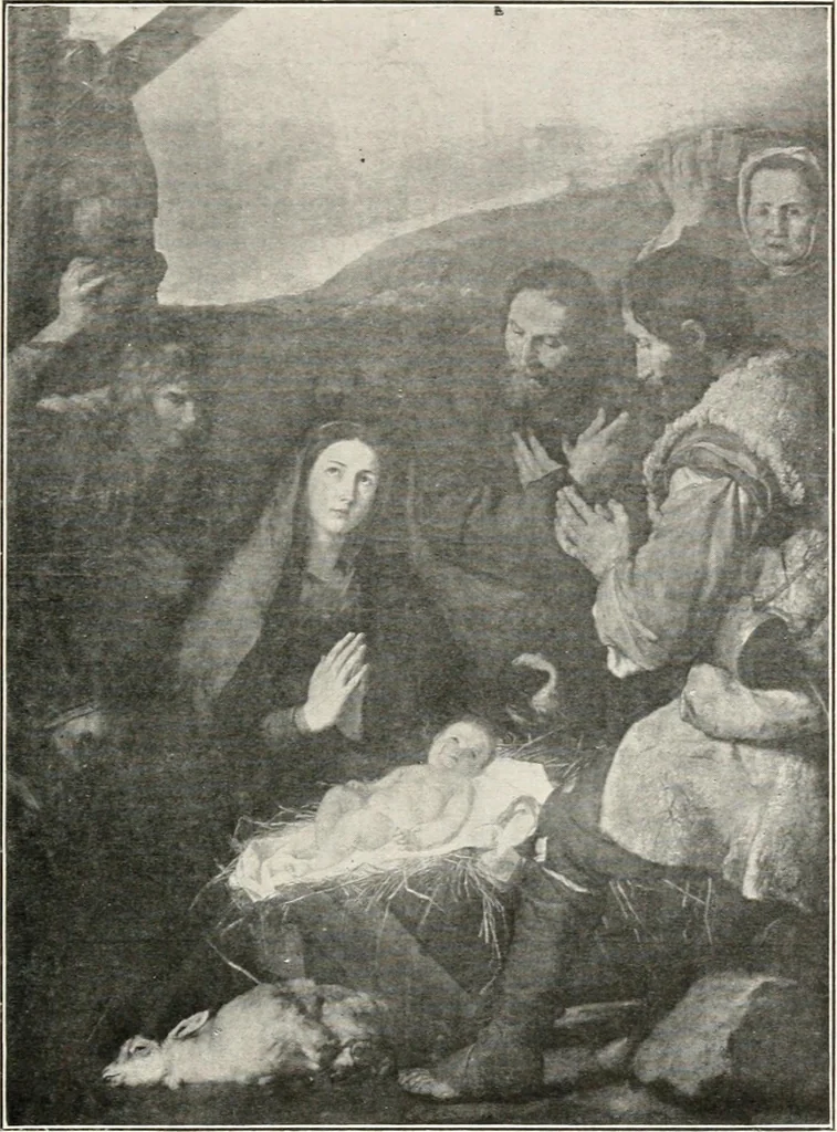 An illustration from Paintings of the Louvre, Italian and Spanish, 1905, leaf 272