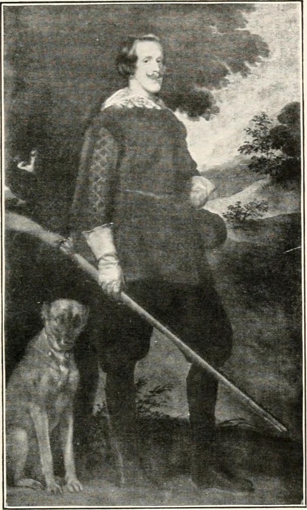 An illustration from Paintings of the Louvre, Italian and Spanish, 1905, leaf 276