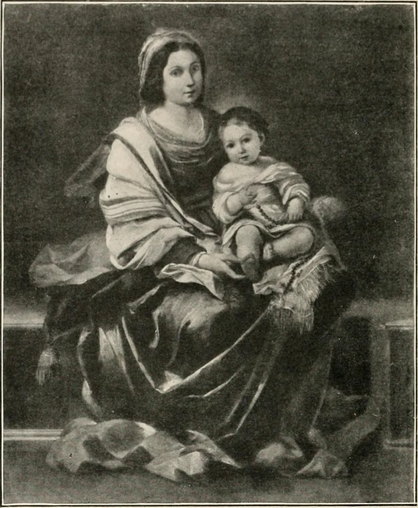 An illustration from Paintings of the Louvre, Italian and Spanish, 1905, leaf 283