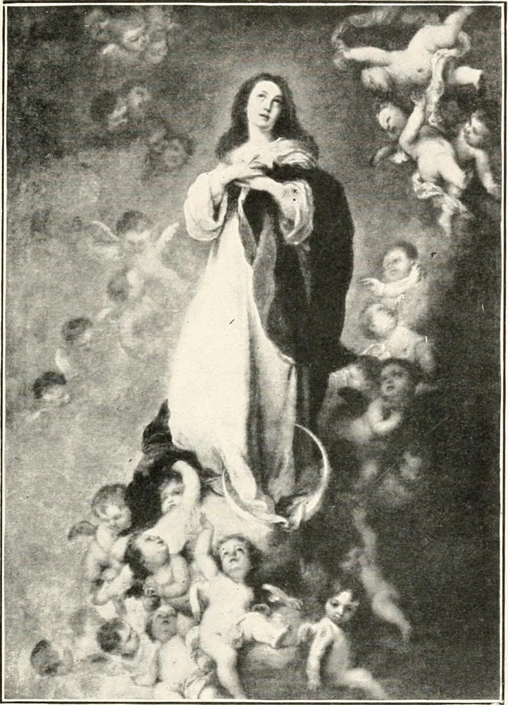 An illustration from Paintings of the Louvre, Italian and Spanish, 1905, leaf 288