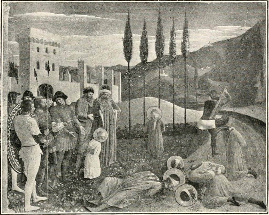 An illustration from Paintings of the Louvre, Italian and Spanish, 1905, leaf 48