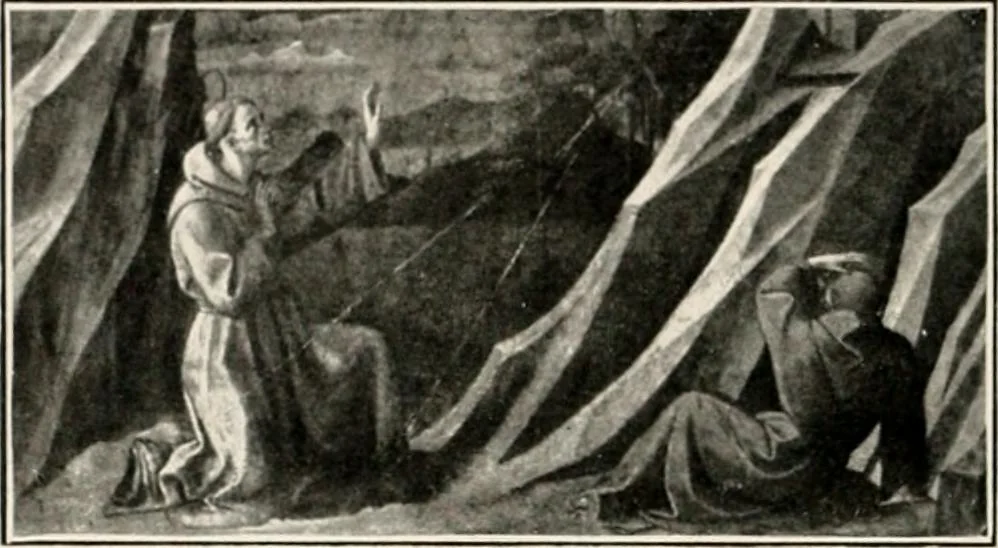 An illustration from Paintings of the Louvre, Italian and Spanish, 1905, leaf 57