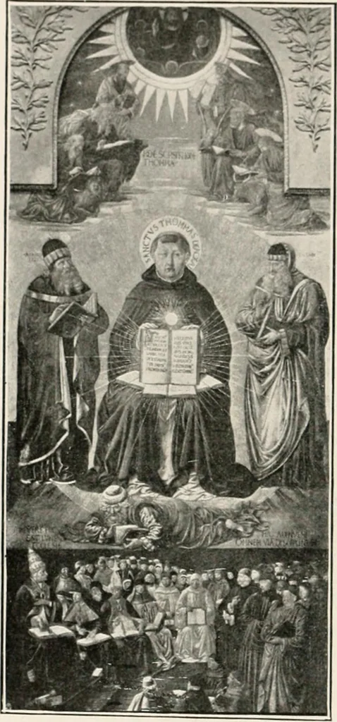 An illustration from Paintings of the Louvre, Italian and Spanish, 1905, leaf 59