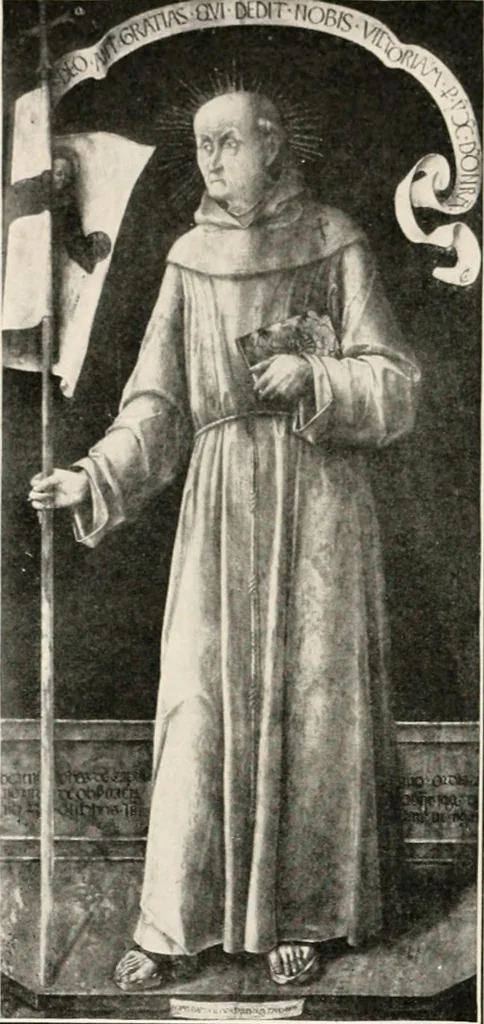 An illustration from Paintings of the Louvre, Italian and Spanish, 1905, leaf 93