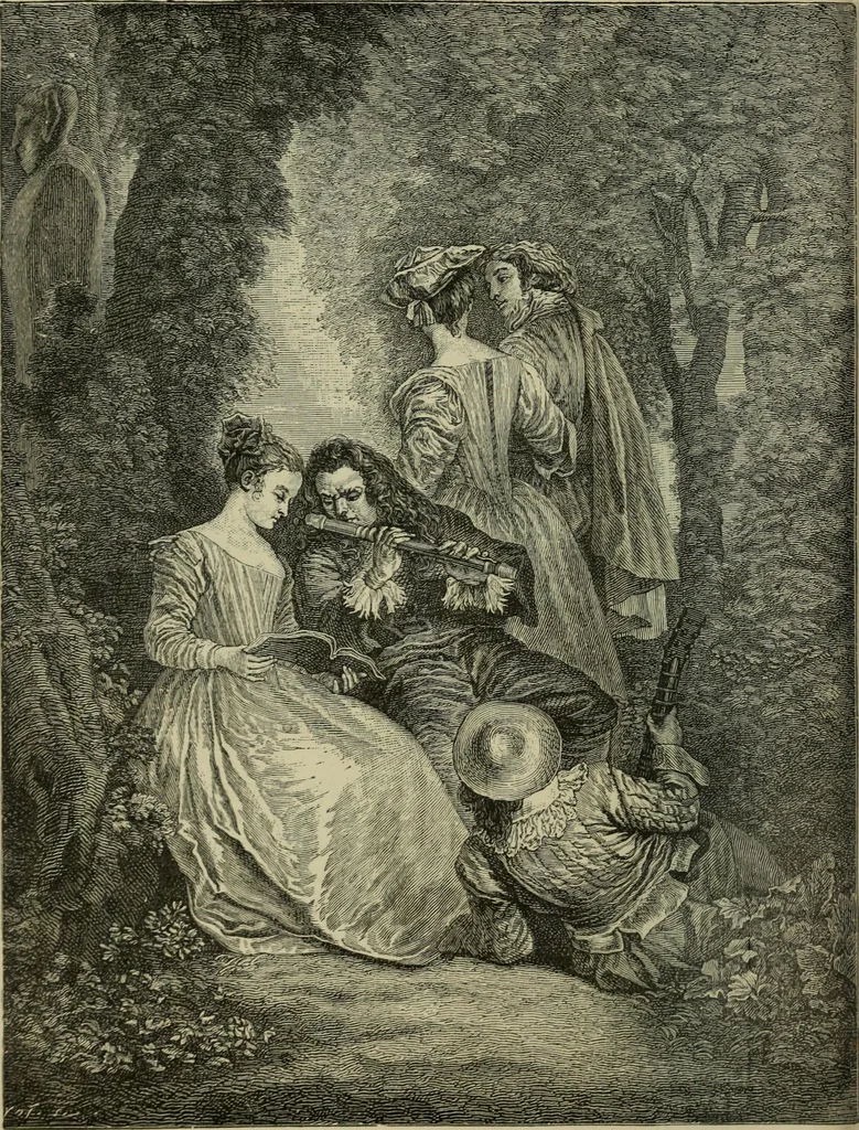 An illustration from Painting, Spanish and French, 1890, leaf 187
