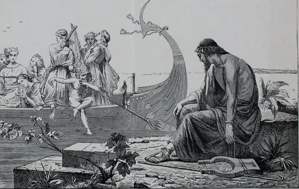 An illustration from Painting, Spanish and French, 1890, leaf 7