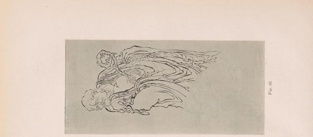 An illustration from Paintings and studies by Kawanabé Kyōsai. : An illustrated and descriptive catalogue of a collection of paintings, studies, and sketches, by the above artist, with explanatory notes on the principles, materials, and technique, of Japanese painting, 1911, leaf 74