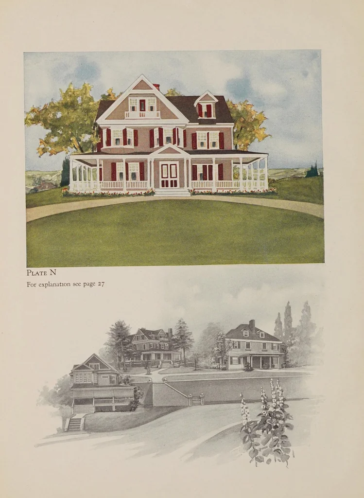 An illustration from Paint, protective & decorative : designed to help the house-owner solve frequent and vexing problems, 1910, leaf 28