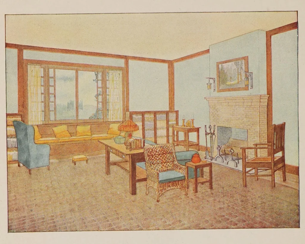 An illustration from Paint, protective & decorative : designed to help the house-owner solve frequent and vexing problems, 1910, leaf 40