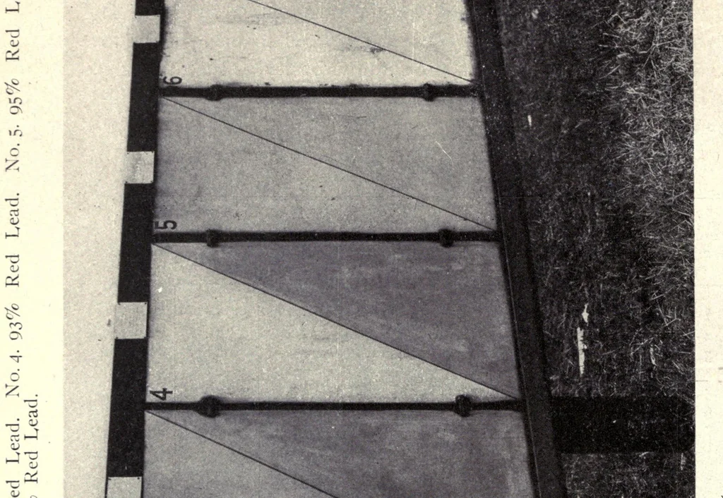An illustration from Paint researches and their practical application, 1917, leaf 112