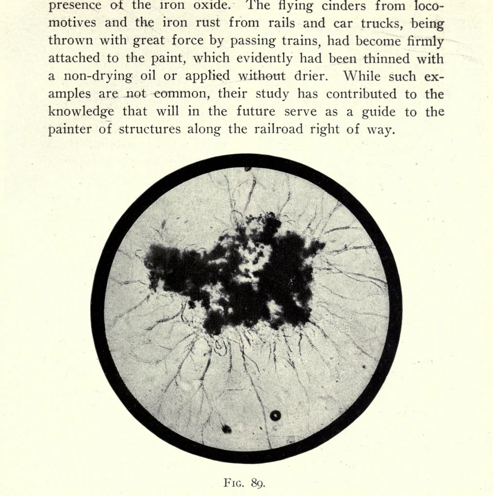 An illustration from Paint researches and their practical application, 1917, leaf 185