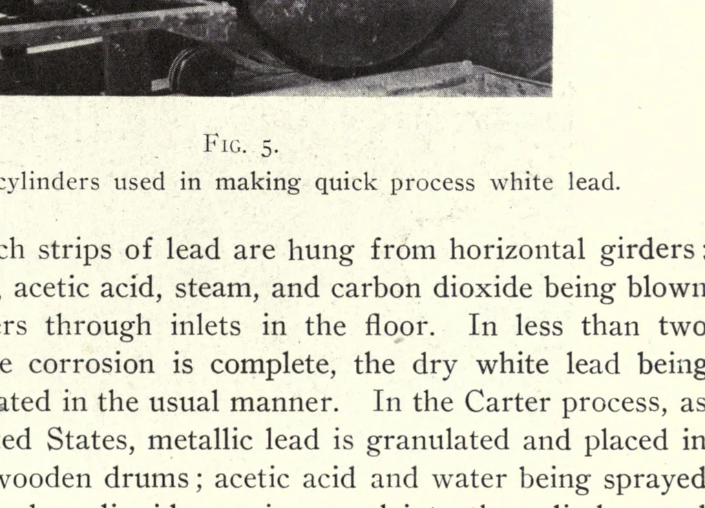 An illustration from Paint researches and their practical application, 1917, leaf 25