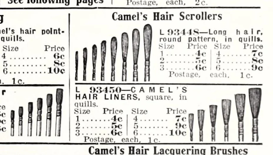 An illustration from Paints / Montgomery Ward & Co., 1913, leaf 21
