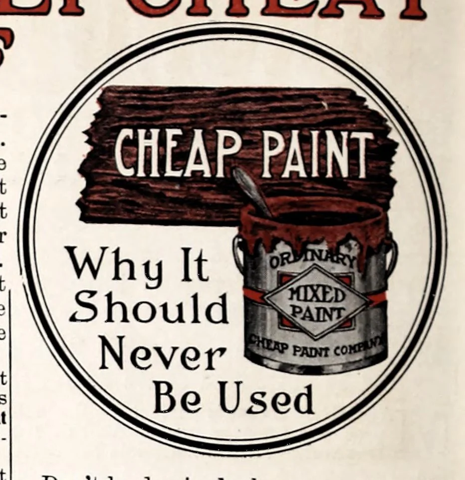 An illustration from Paints / Montgomery Ward & Co., 1913, leaf 6