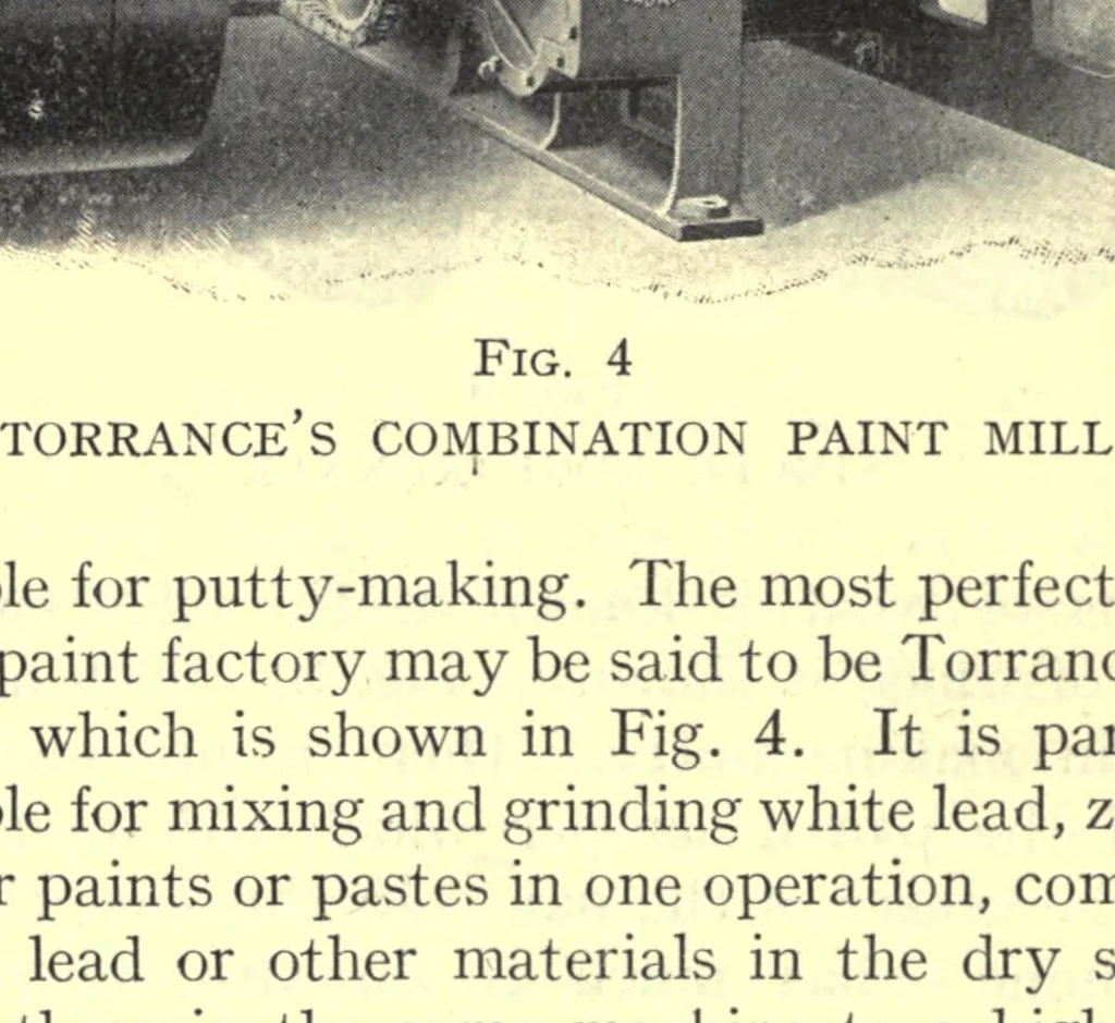 An illustration from Paints and varnishes, with special reference to their properties and uses, 1919, leaf 88
