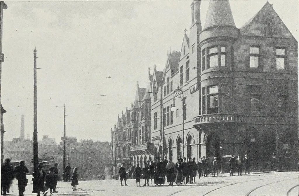 An illustration from The Paisley thread industry and the men who created and developed it, with notes concerning Paisley, old and new, 1907, leaf 122