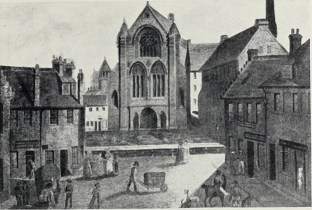 An illustration from The Paisley thread industry and the men who created and developed it, with notes concerning Paisley, old and new, 1907, leaf 126