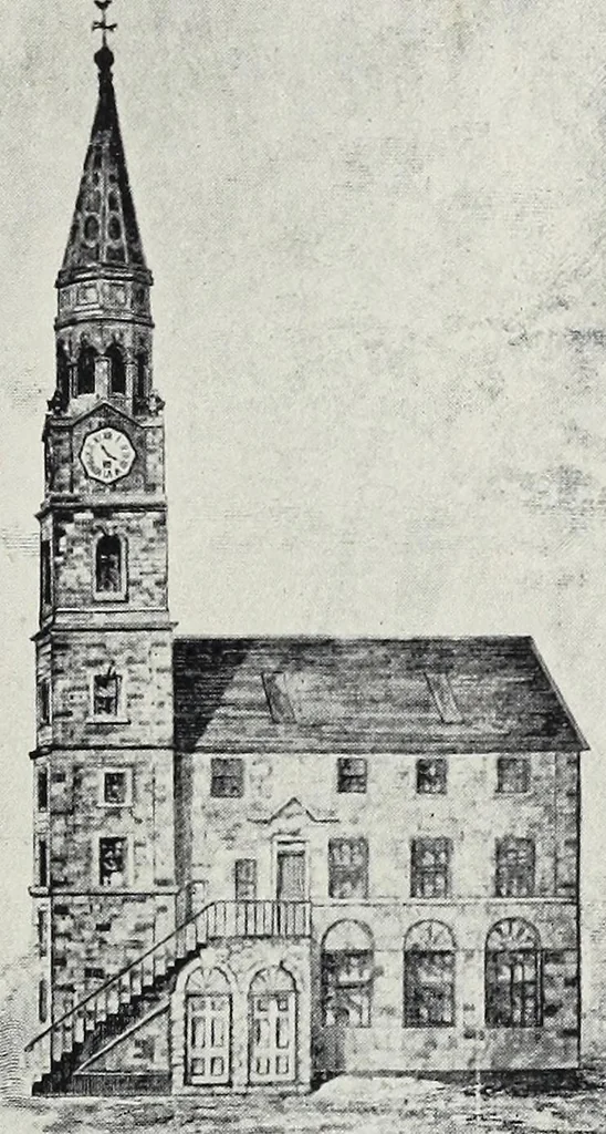 An illustration from The Paisley thread industry and the men who created and developed it, with notes concerning Paisley, old and new, 1907, leaf 136