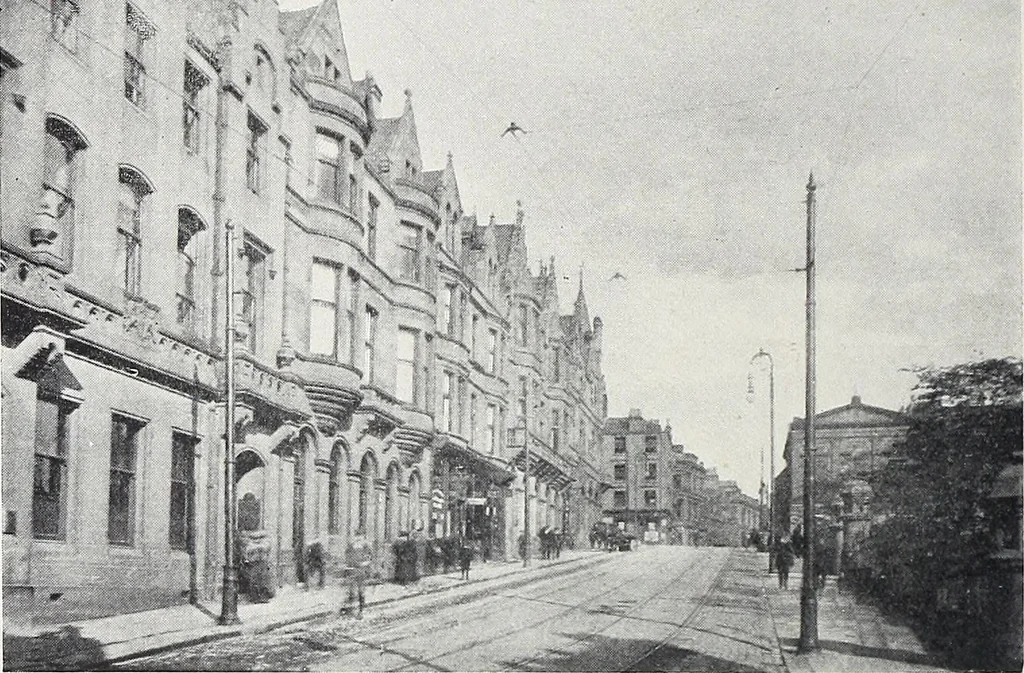 An illustration from The Paisley thread industry and the men who created and developed it, with notes concerning Paisley, old and new, 1907, leaf 141