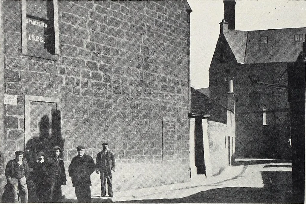 An illustration from The Paisley thread industry and the men who created and developed it, with notes concerning Paisley, old and new, 1907, leaf 145