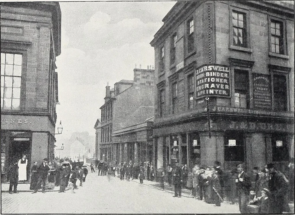 An illustration from The Paisley thread industry and the men who created and developed it, with notes concerning Paisley, old and new, 1907, leaf 159