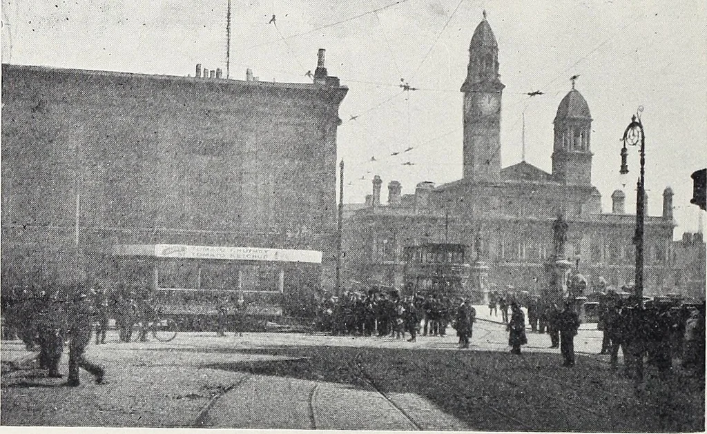 An illustration from The Paisley thread industry and the men who created and developed it, with notes concerning Paisley, old and new, 1907, leaf 161