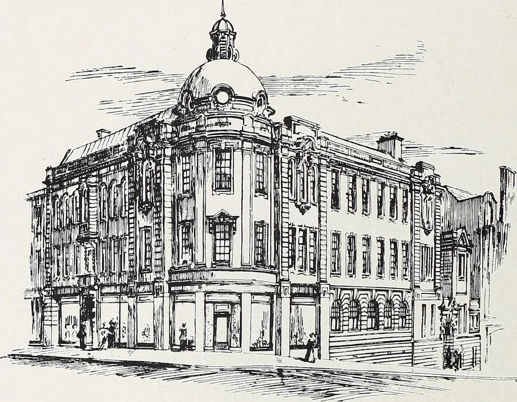 An illustration from The Paisley thread industry and the men who created and developed it, with notes concerning Paisley, old and new, 1907, leaf 175