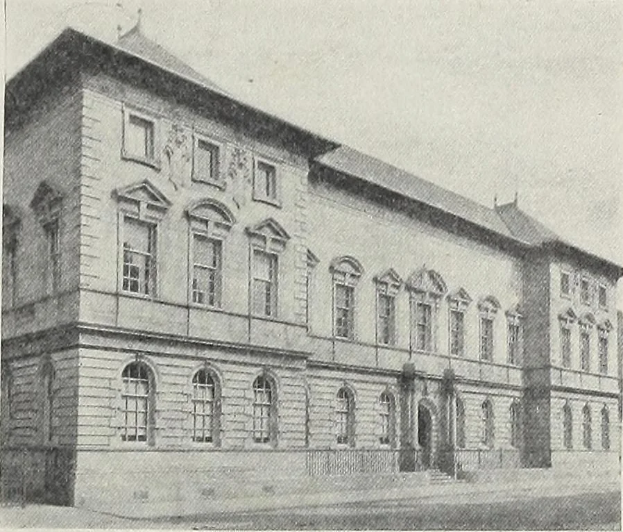 An illustration from The Paisley thread industry and the men who created and developed it, with notes concerning Paisley, old and new, 1907, leaf 206