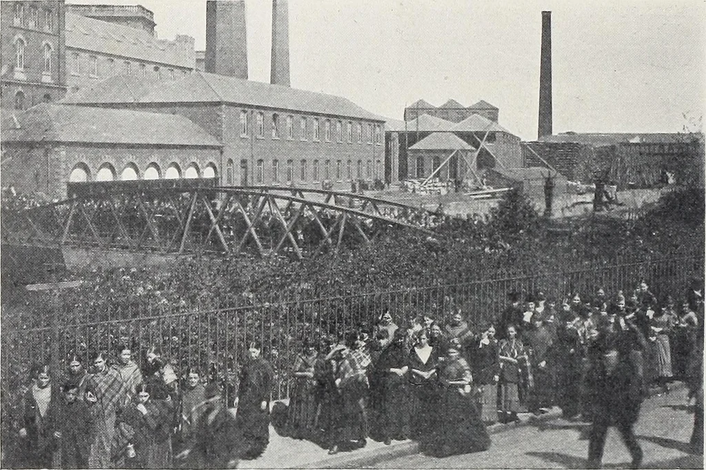 An illustration from The Paisley thread industry and the men who created and developed it, with notes concerning Paisley, old and new, 1907, leaf 211