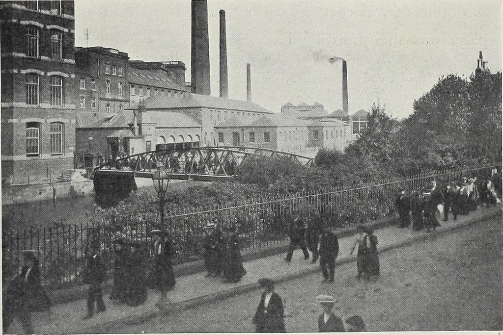An illustration from The Paisley thread industry and the men who created and developed it, with notes concerning Paisley, old and new, 1907, leaf 212