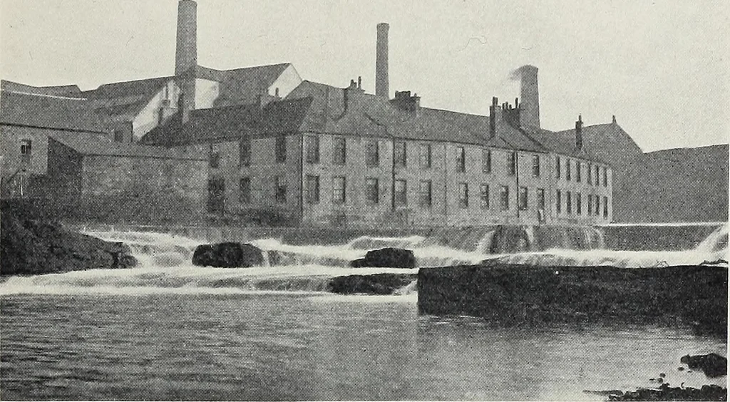An illustration from The Paisley thread industry and the men who created and developed it, with notes concerning Paisley, old and new, 1907, leaf 30
