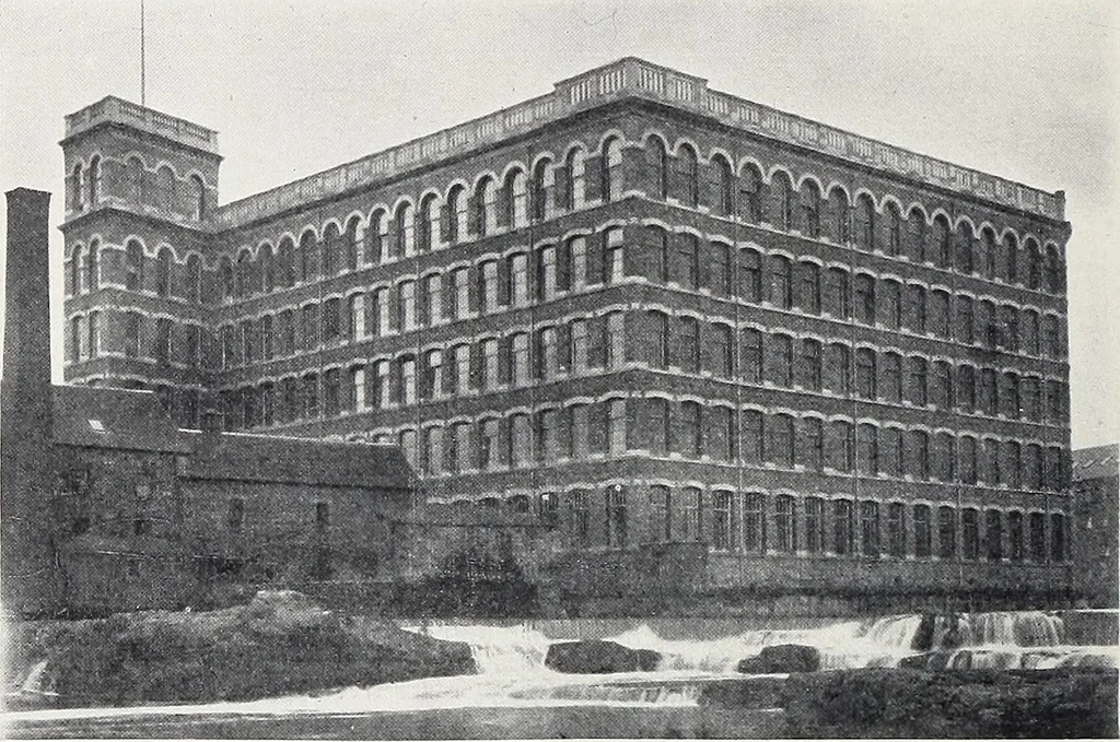 An illustration from The Paisley thread industry and the men who created and developed it, with notes concerning Paisley, old and new, 1907, leaf 31