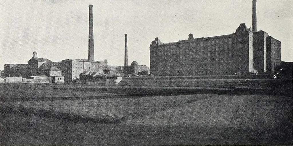 An illustration from The Paisley thread industry and the men who created and developed it, with notes concerning Paisley, old and new, 1907, leaf 33